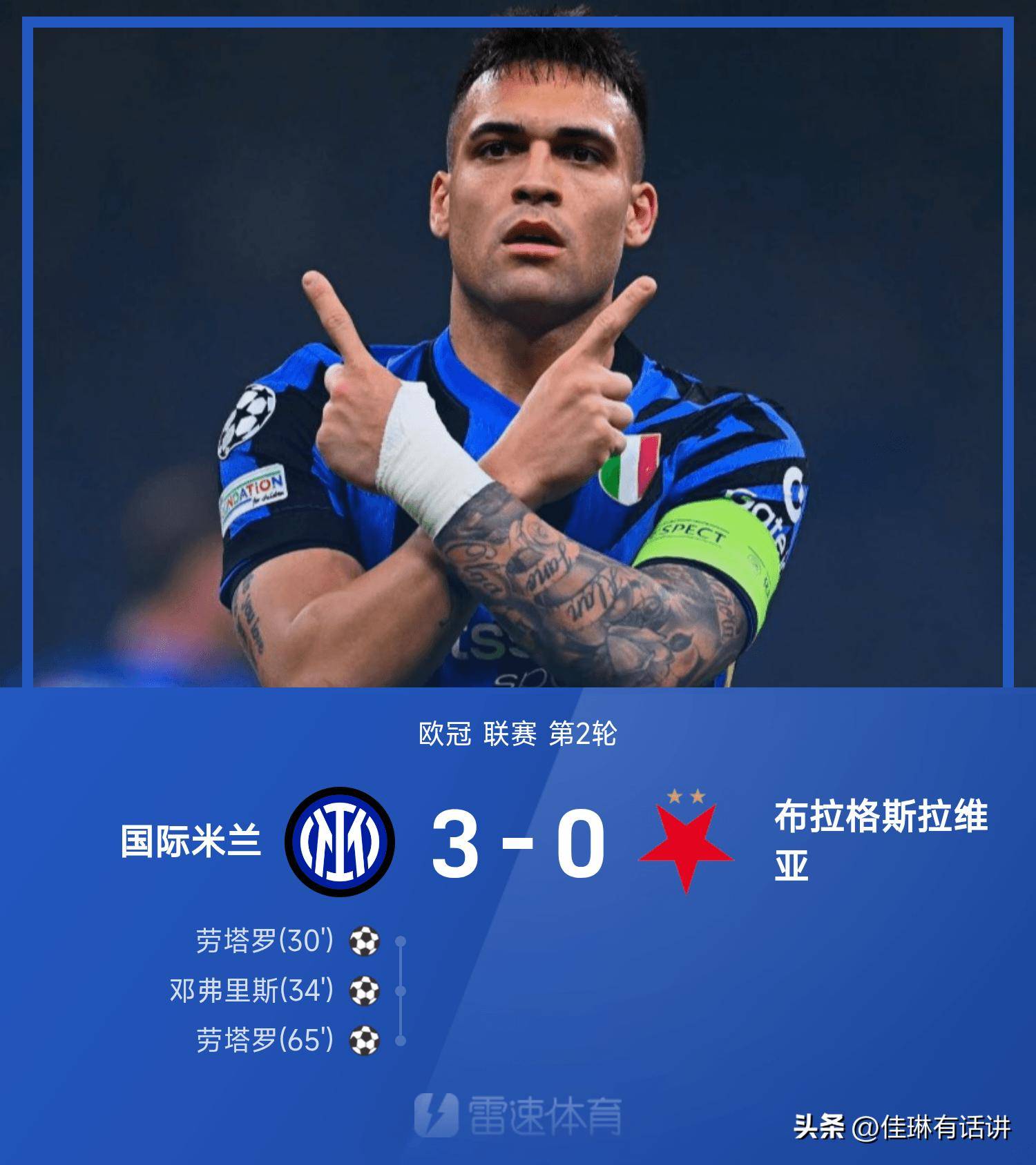 欧冠第二轮战报