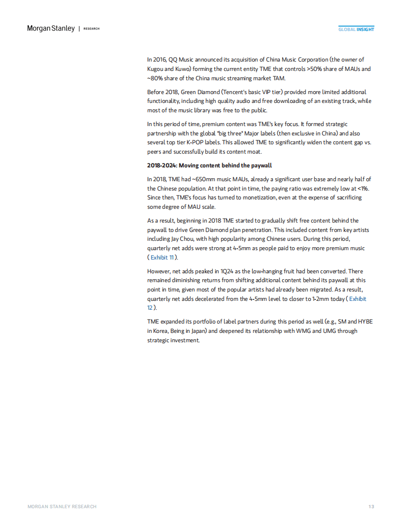 2025年中国流媒体音乐市场的高端化机遇报告（英文版）